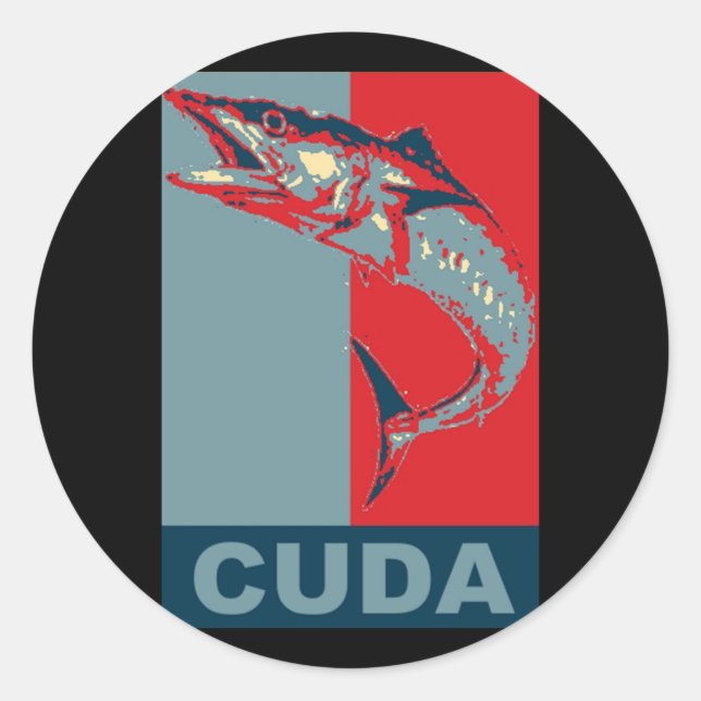 Barracuda Icondized Classic Round Sticker (Front)