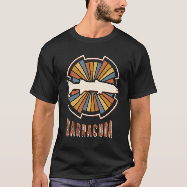 Barracuda Vintage Classic Retro Animal Love T-Shirt (Front)
