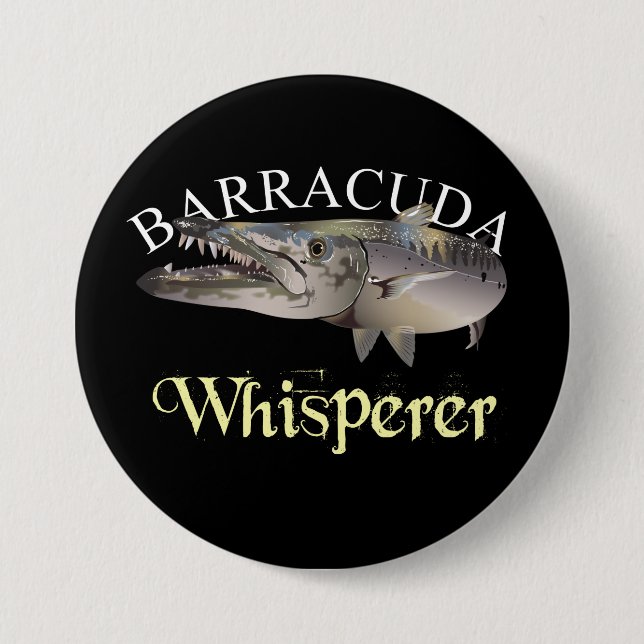 Barracuda Whisperer Dark Colored Button (Front)