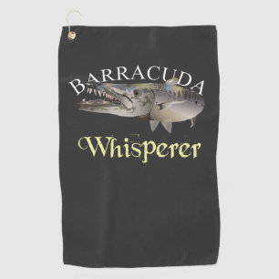 Barracuda Whisperer Dark Colored Fishing Towel
