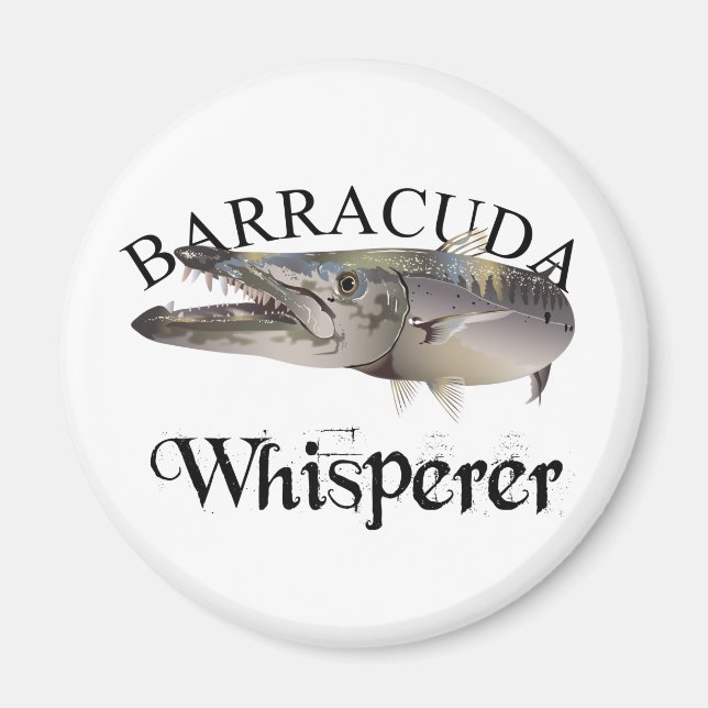 Barracuda Whisperer Light Colored Magnet (Front)
