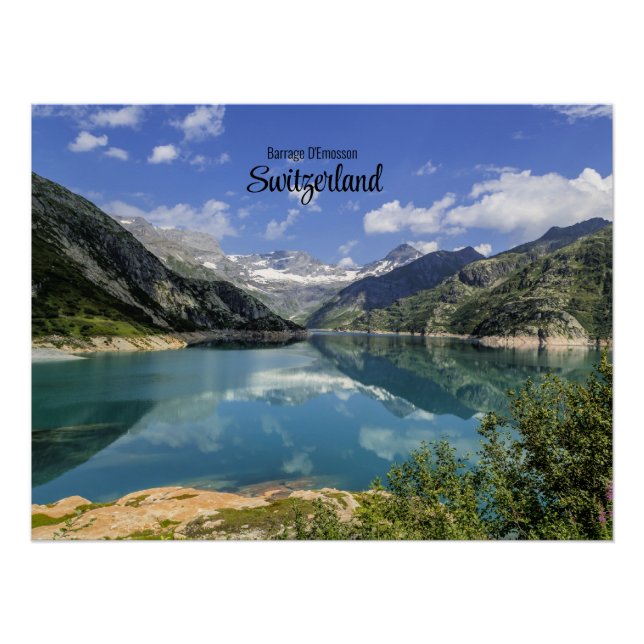 Barrage D'Emosson, Switzerland Poster (Front)