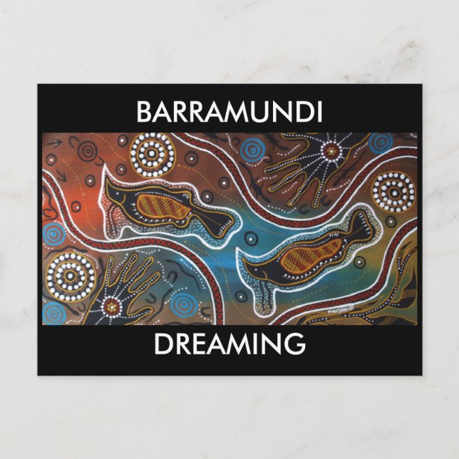 Barramundi Dreaming Postcard (Front)