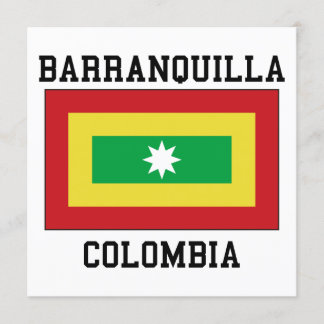 Barranquilla, Colombia Invitation