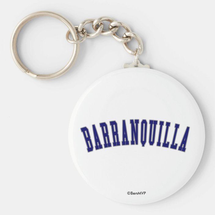 Barranquilla Key Chain