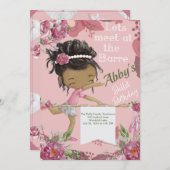 Barre Different Birthday Invitation Card (Front/Back)
