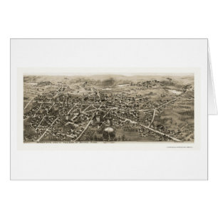 Barre, MA Panoramic Map - 1870s Cards