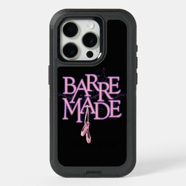 Barre Made (Dance) iPhone 15 Pro Case (Back)