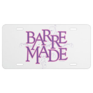 Barre Made (Dancer) License Plate