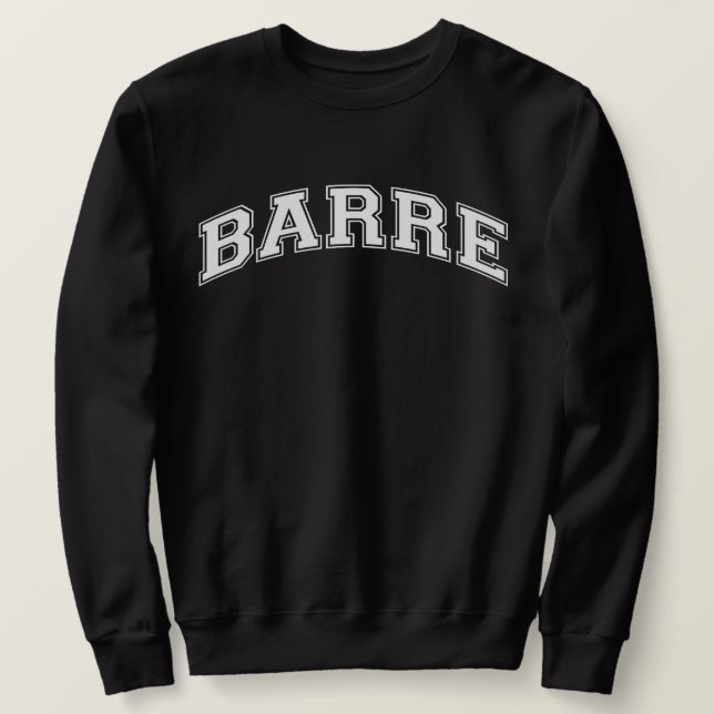 BARRE University-Style Sweater America College (Design Front)