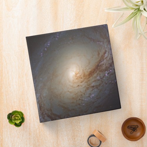 Barred Lenticular Galaxy Ngc 3368 3 Ring Binder