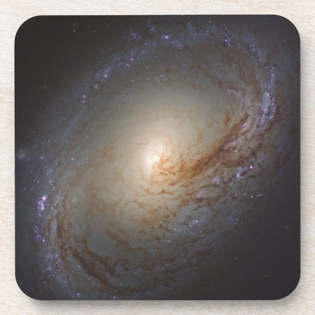 Barred Lenticular Galaxy Ngc 3368 Beverage Coaster (Front)