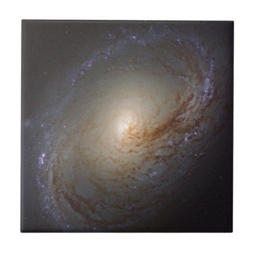 Barred Lenticular Galaxy Ngc 3368 Ceramic Tile