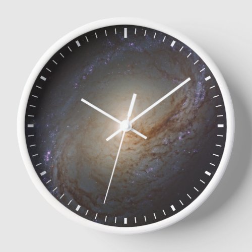 Barred Lenticular Galaxy Ngc 3368 Clock