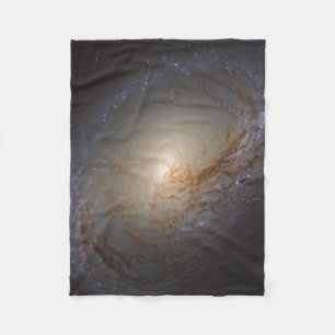 Barred Lenticular Galaxy Ngc 3368 Fleece Blanket