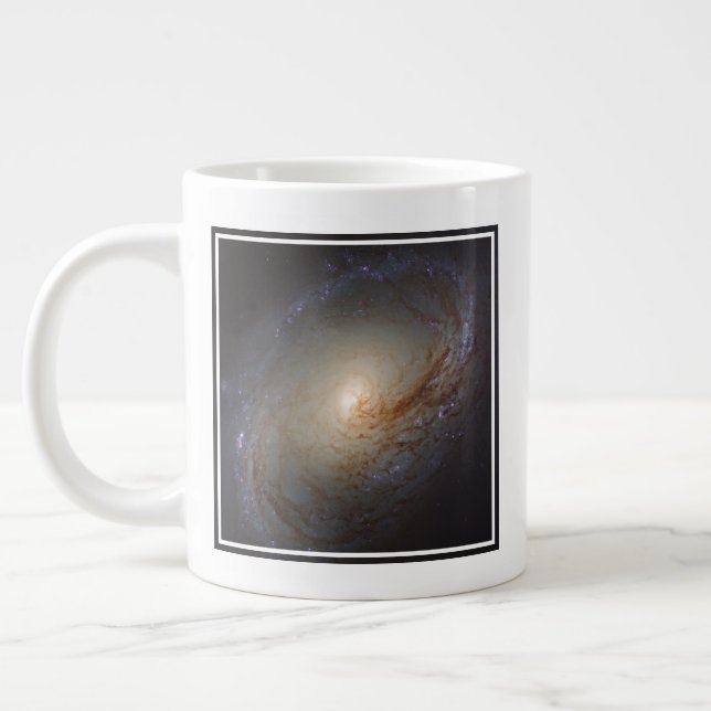 Barred Lenticular Galaxy Ngc 3368 Giant Coffee Mug (Left)