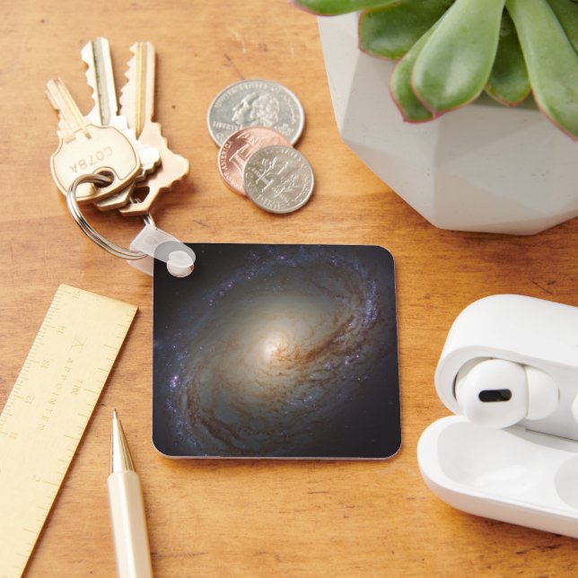 Barred Lenticular Galaxy Ngc 3368 Keychain (Desk)