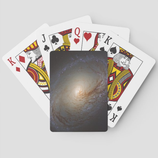 Barred Lenticular Galaxy Ngc 3368 Poker Cards (Back)