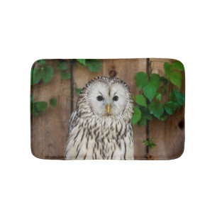 Barred Owl Bathroom Mat