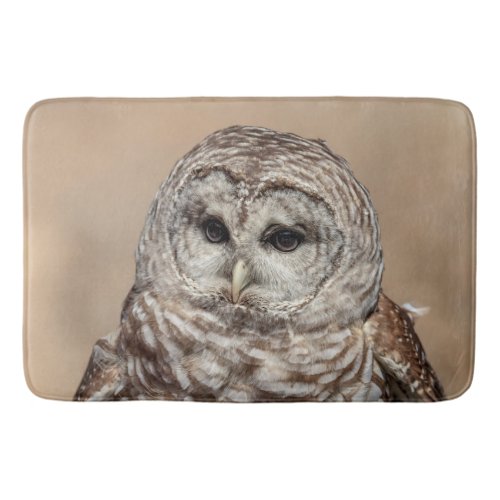 Barred Owl Bathroom Mat