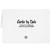 Barred Owl Card (Back Horizontal)