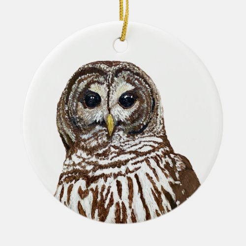 Barred Owl Christmas 2022 Ornament