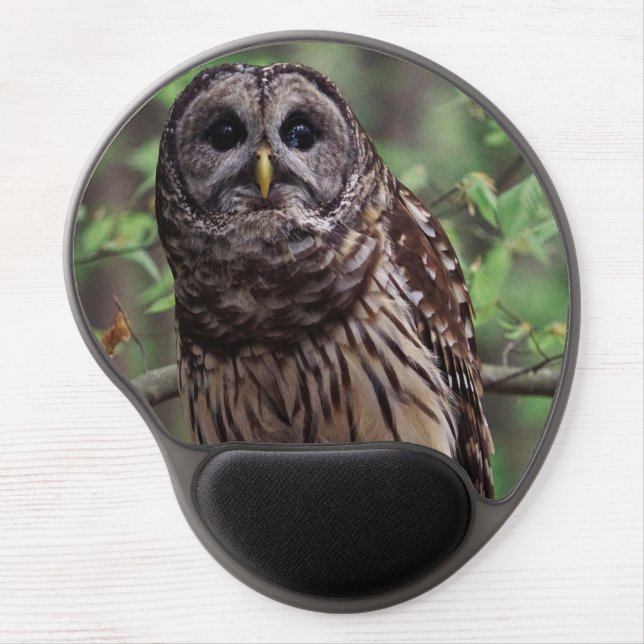 Barred Owl Gel Mouse Pad (Front)