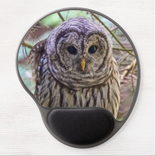 Barred Owl Gel Mousepad