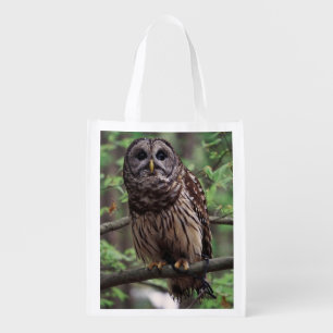 Barred Owl Grocery Bag