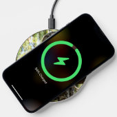 Barred Owl in Evergreen Tree Wireless Charger (Phone)
