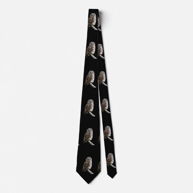 Barred Owl Neck Tie (Front)