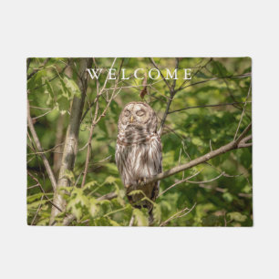 Barred Owl of the Hudson Valley Doormat