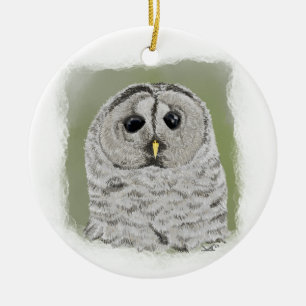Barred Owl Ornament