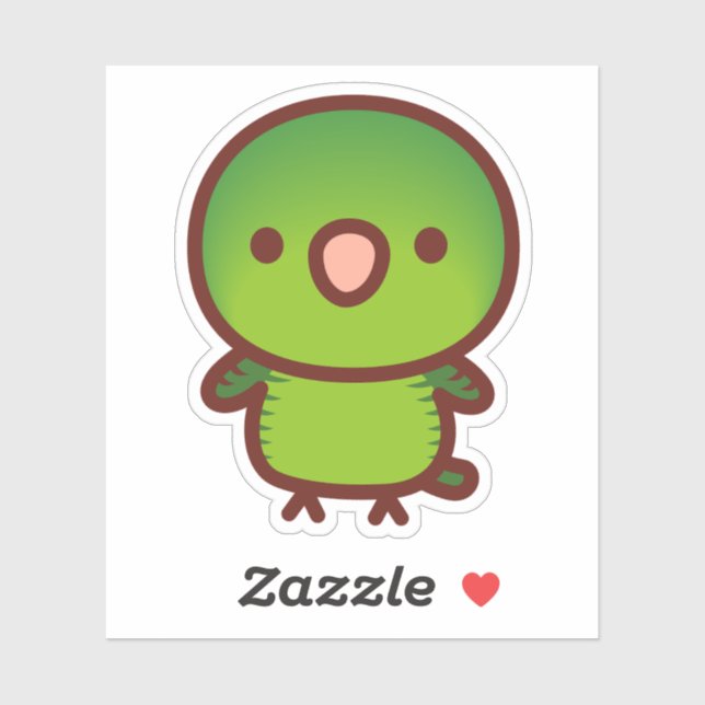 Barred parakeet / Normal Sticker (Sheet)
