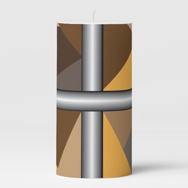 Barred Pillar Candles (Front)