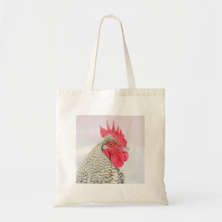 Barred Plymouth Rock Chicken Tote Bag