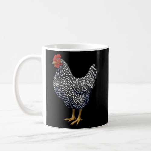 Barred Plymouth Rock Hen Chicken Coffee Mug