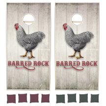 CHICKEN FARM EGG COOP POULTRY Rooster FABRIC 8ACA Regulation CornHole Game Bags 