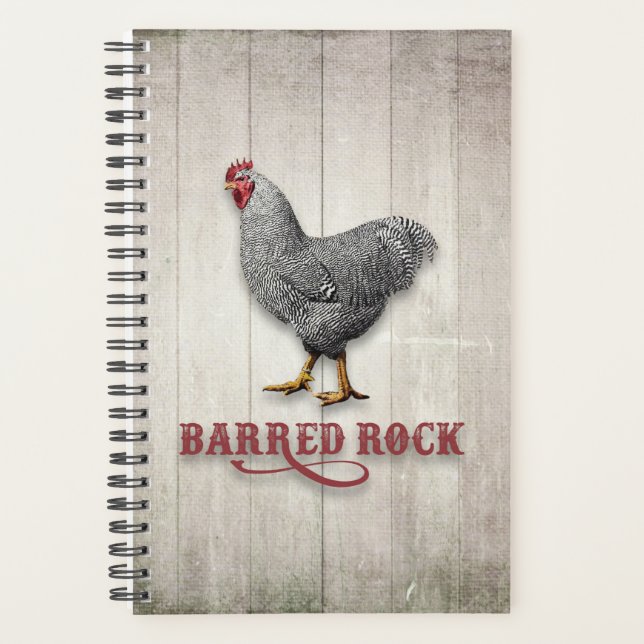 Barred Rock Chicken Planner (Front)