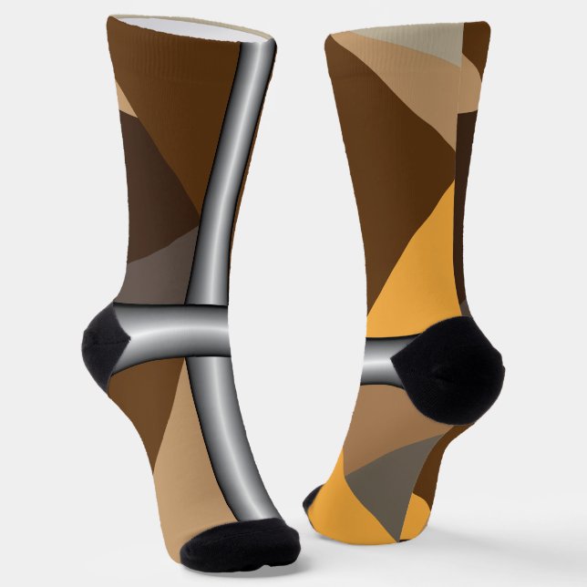 Barred Socks (Angled)