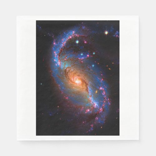 Barred Spiral Galaxy Astronomy Picture NGC 1672 Napkins