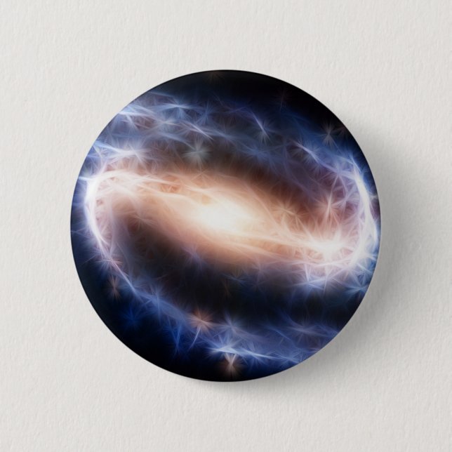 Barred Spiral Galaxy Button (Front)