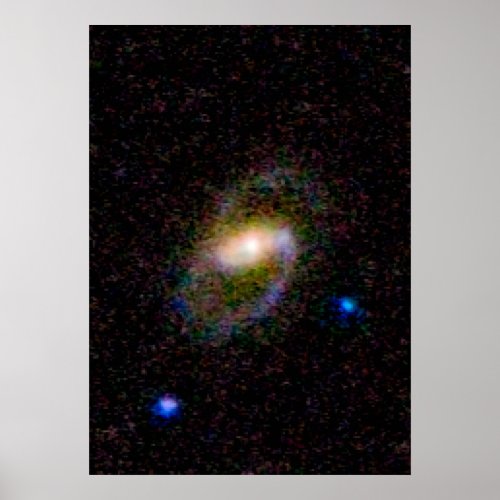 Barred Spiral Galaxy COSMOS 2607238 Poster
