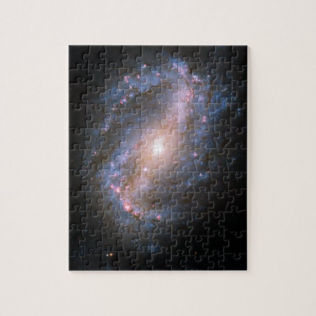 Barred Spiral Galaxy Jigsaw Puzzle (Vertical)