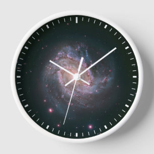 Barred Spiral Galaxy Messier 83. 2 Clock