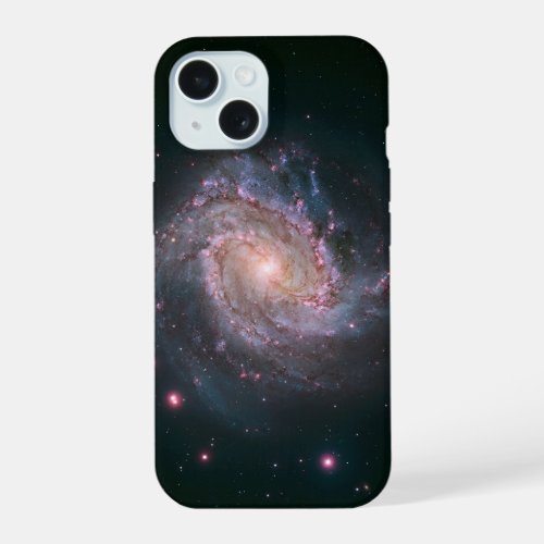 Barred Spiral Galaxy Messier 83 2 iPhone 15 Case