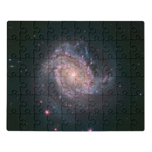 Barred Spiral Galaxy Messier 83. 2 Jigsaw Puzzle