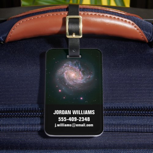 Barred Spiral Galaxy Messier 83 2 Luggage Tag