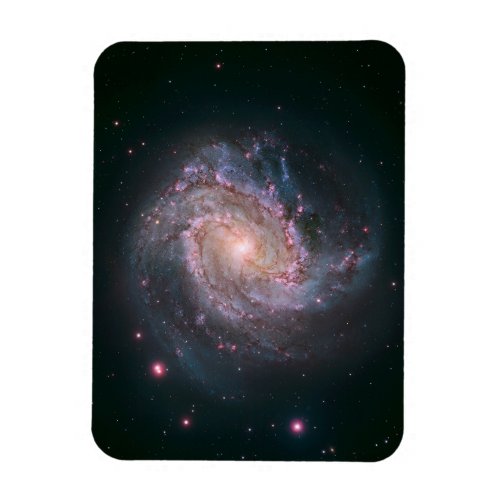 Barred Spiral Galaxy Messier 83 2 Magnet