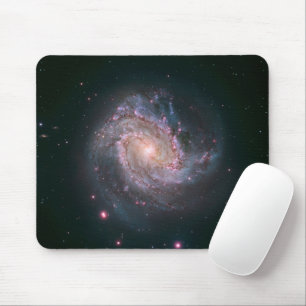 Barred Spiral Galaxy Messier 83. 2 Mouse Pad